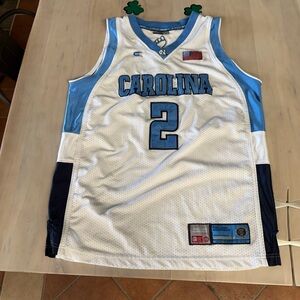 NC Carolina Blue and White Men's Basketball Jersey